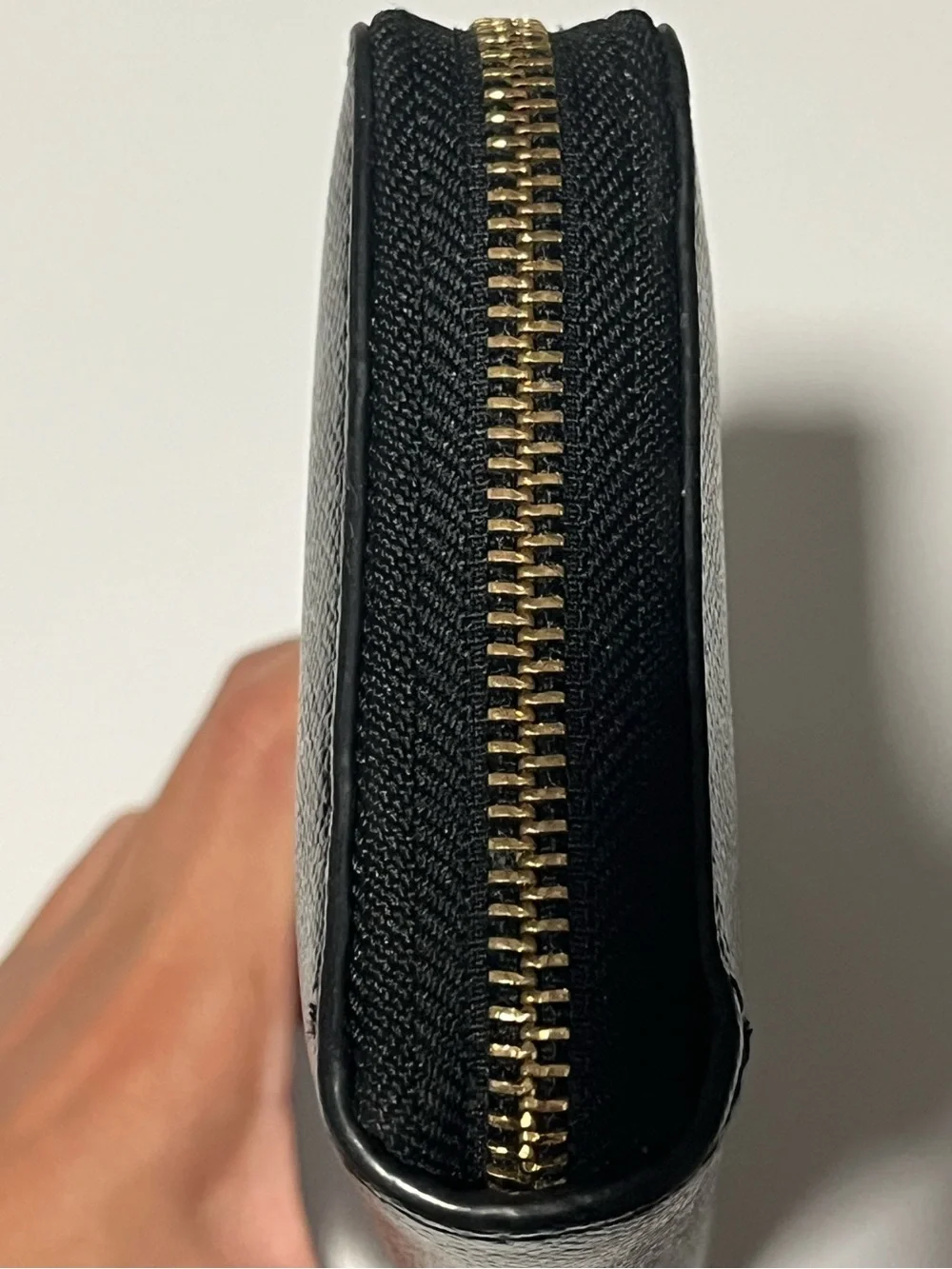 Michael Kors Jet Set Travel Large Black Leather Continental Wristlet Wallet